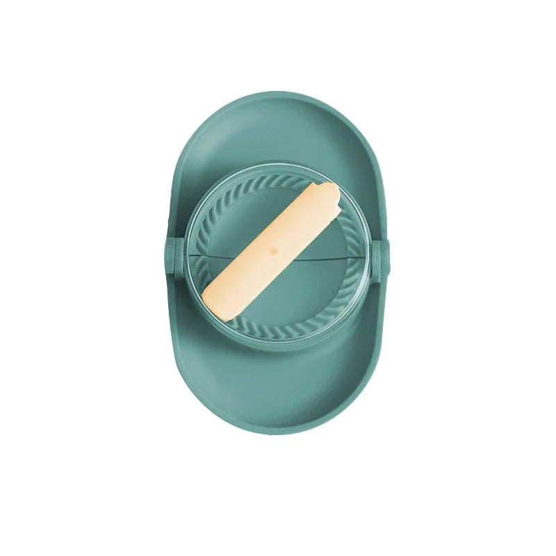 Multifunctional Dumpling Maker Jiaozi Mould Wrapper Presser Dumpling Maker Mould Qme Blue
