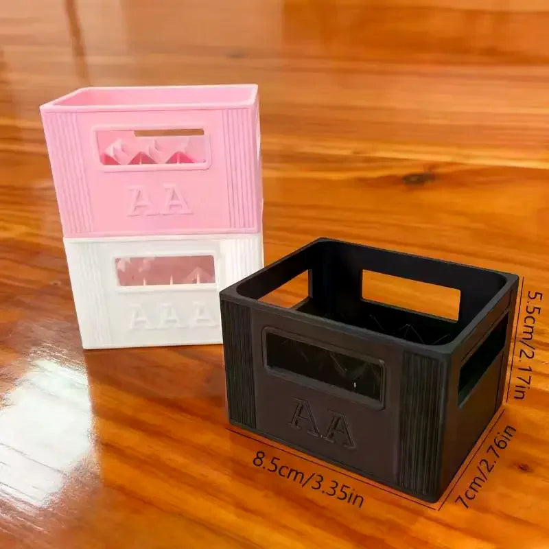 30/20 Compartment Plastic Battery Organizer Box | AA AAA Storage Battery Storage Organizer Qme