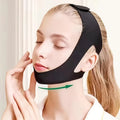 Adjustable Chin Strap – Breathable Sleep Support for Men & Women Sleep Support Strap Qme black