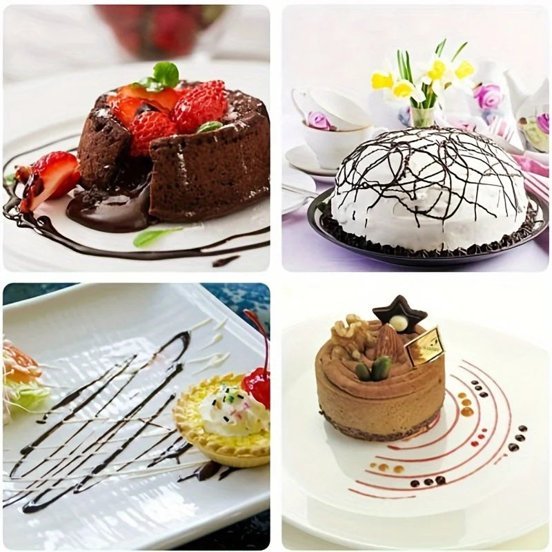 Stainless Steel Chocolate Decorating Spoon | DIY Baking Tool Chocolate Decorating Spoon Qme