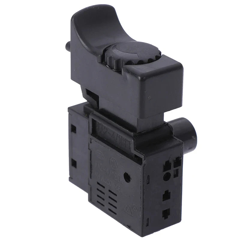 Electric Drill Speed Trigger Switch Lock-On 6A 250V SPST Power Tool Switch Qme