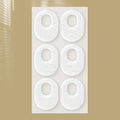 Self-Adhesive Foam Foot Corn & Callus Cushion Protectors Foot Cushion Protectors Qme Oval