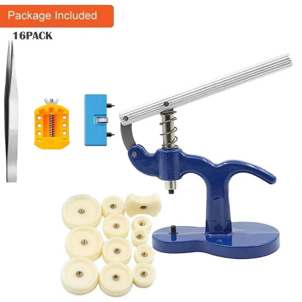 Watch Back Press Tool – 12-Piece Nylon Fitting Dies Case Closer Watch Repair Tool Qme Set4-16PACK