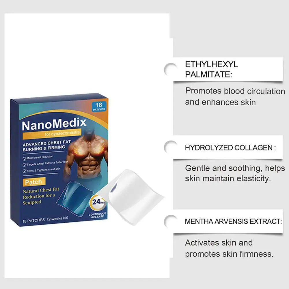 Men's Body Care Patches – Skin-Friendly Muscle Firming Body Care Patches Qme