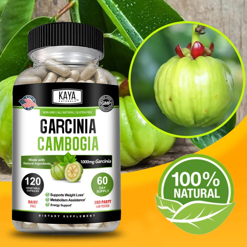 Garcinia Cambogia Extract Capsules – Unisex 30/60/120 Count Dietary Supplement Qst