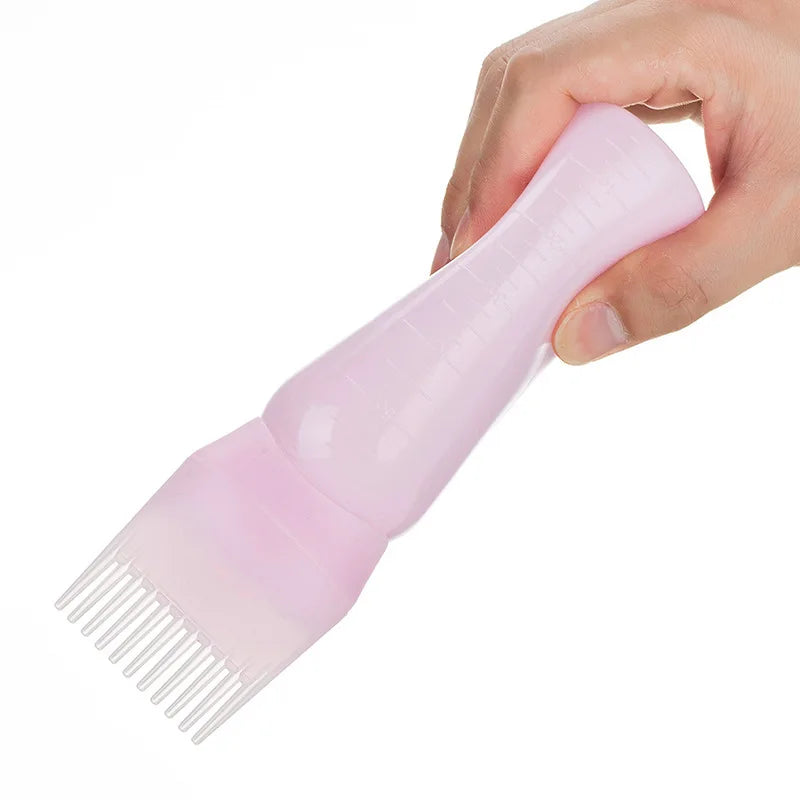 Hair Dye Applicator Brush Bottle with Comb – 120ml | 3 Colors Hair Dye Applicator Qme