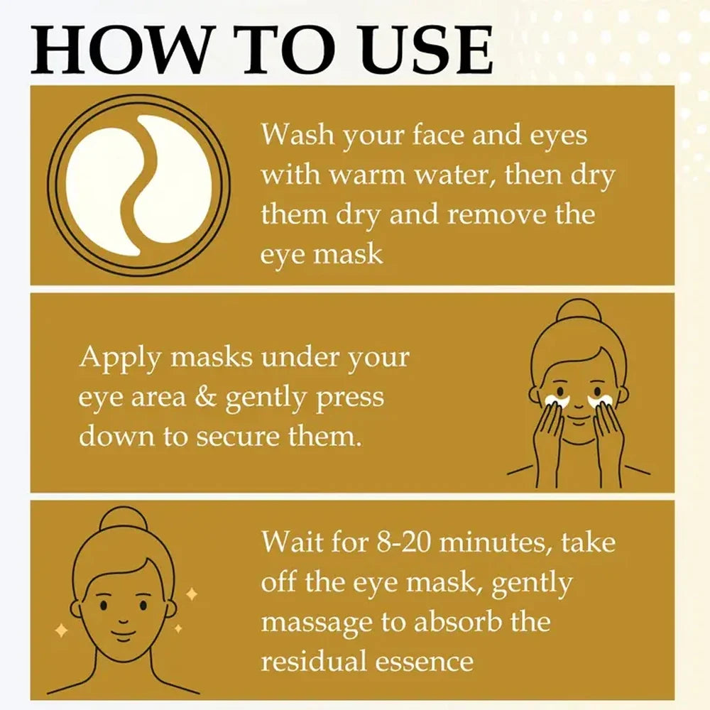Collagen Eye Mask – Deep Moisturizing & Firming Eye Care Collagen Eye Mask Qme