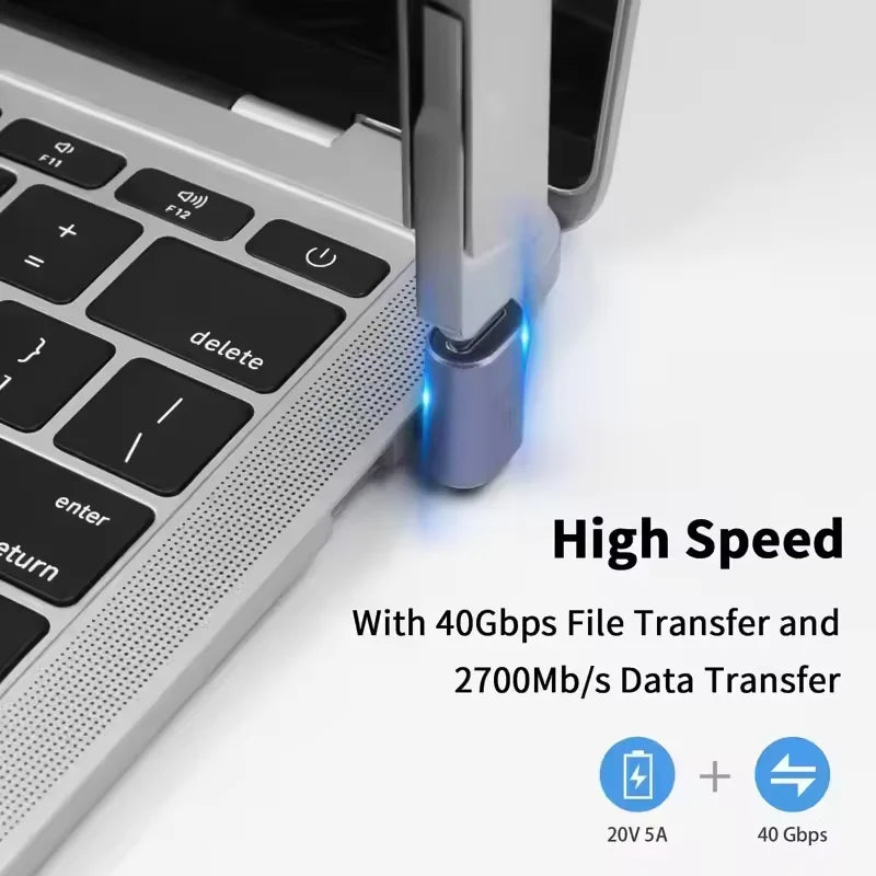 USB-C OTG Adapter 40Gbps 8K60Hz 100W PD Charging Converter USB-C OTG Adapter Qme