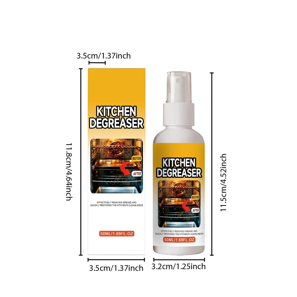 50ml Kitchen Degreaser Spray – Deep Clean & Restore Gloss Kitchen Degreaser Spray Qst