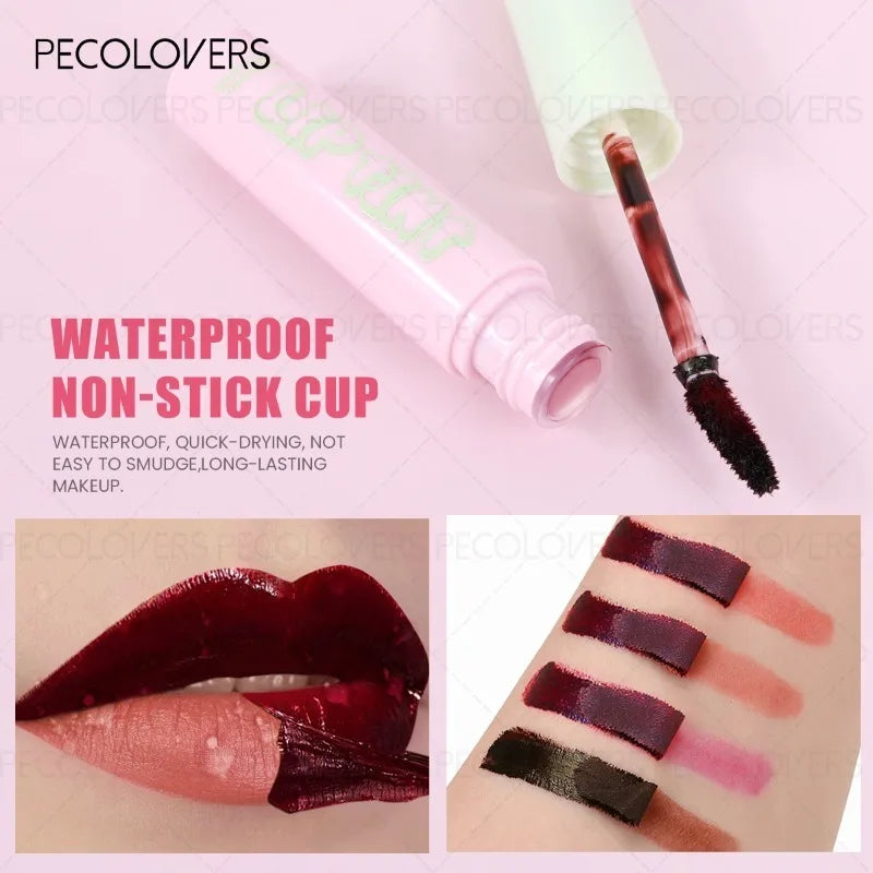 Multi-Color Tear-Out Lip Gloss | Long-Lasting Lip Contour Lip Gloss Qme