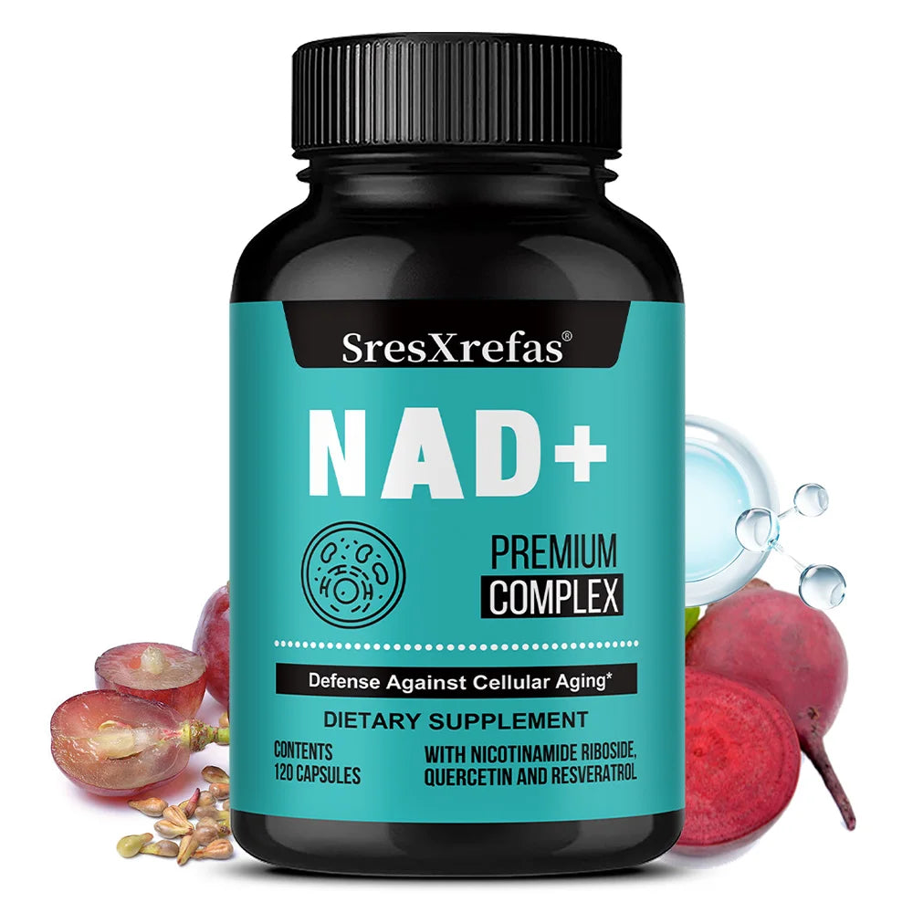 ZENVITALIZE NAD+ Resveratrol Capsules 60ct | Energy & Cellular Health NAD+ Supplement Qst