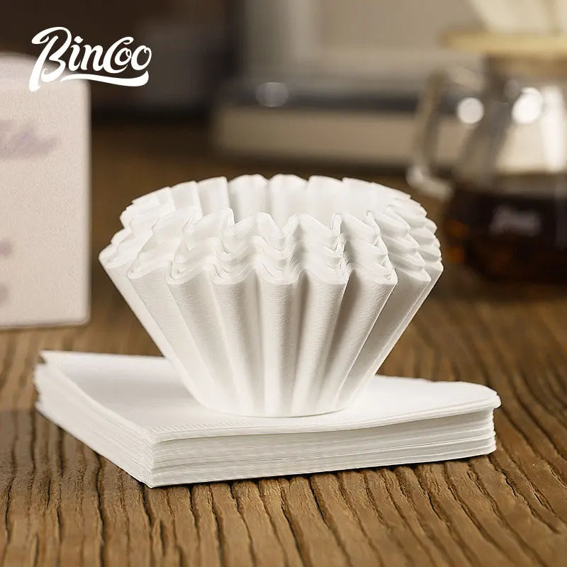 Bincoo V-Shaped Conical Coffee Filter Papers | Pour Over Coffee Filter Papers Qst