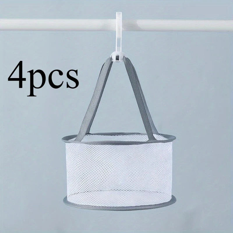 Mini Egg Drying Mesh Bag – Makeup Brush & Sponge Holder Makeup Brush Holder Qme Grey