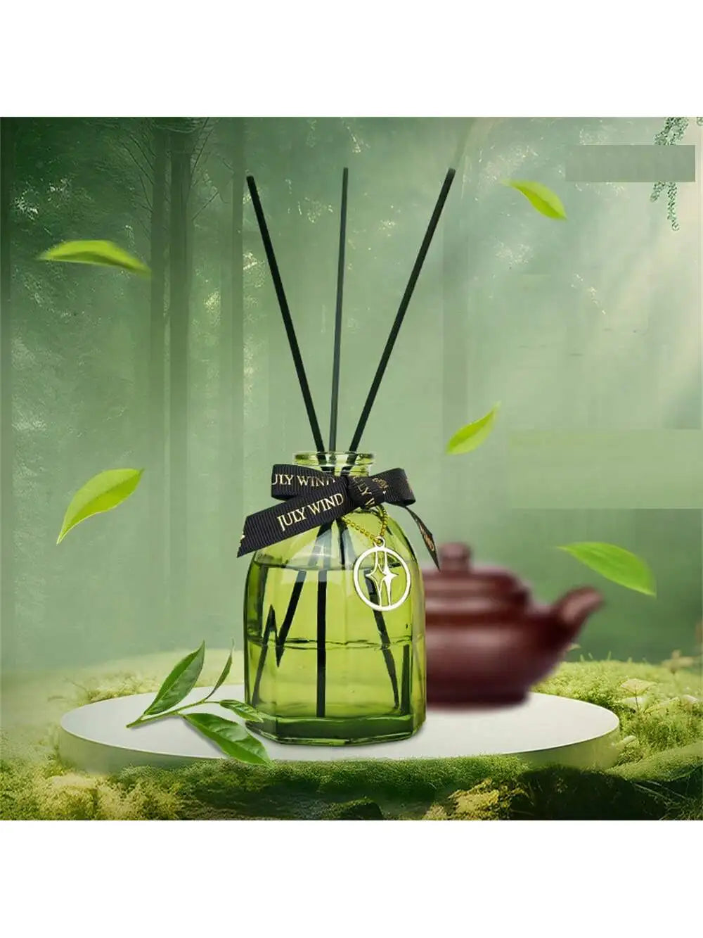 Flameless Aromatic Oil Home Fragrance Diffuser | Long-Lasting Reed Oil Diffuser Qme