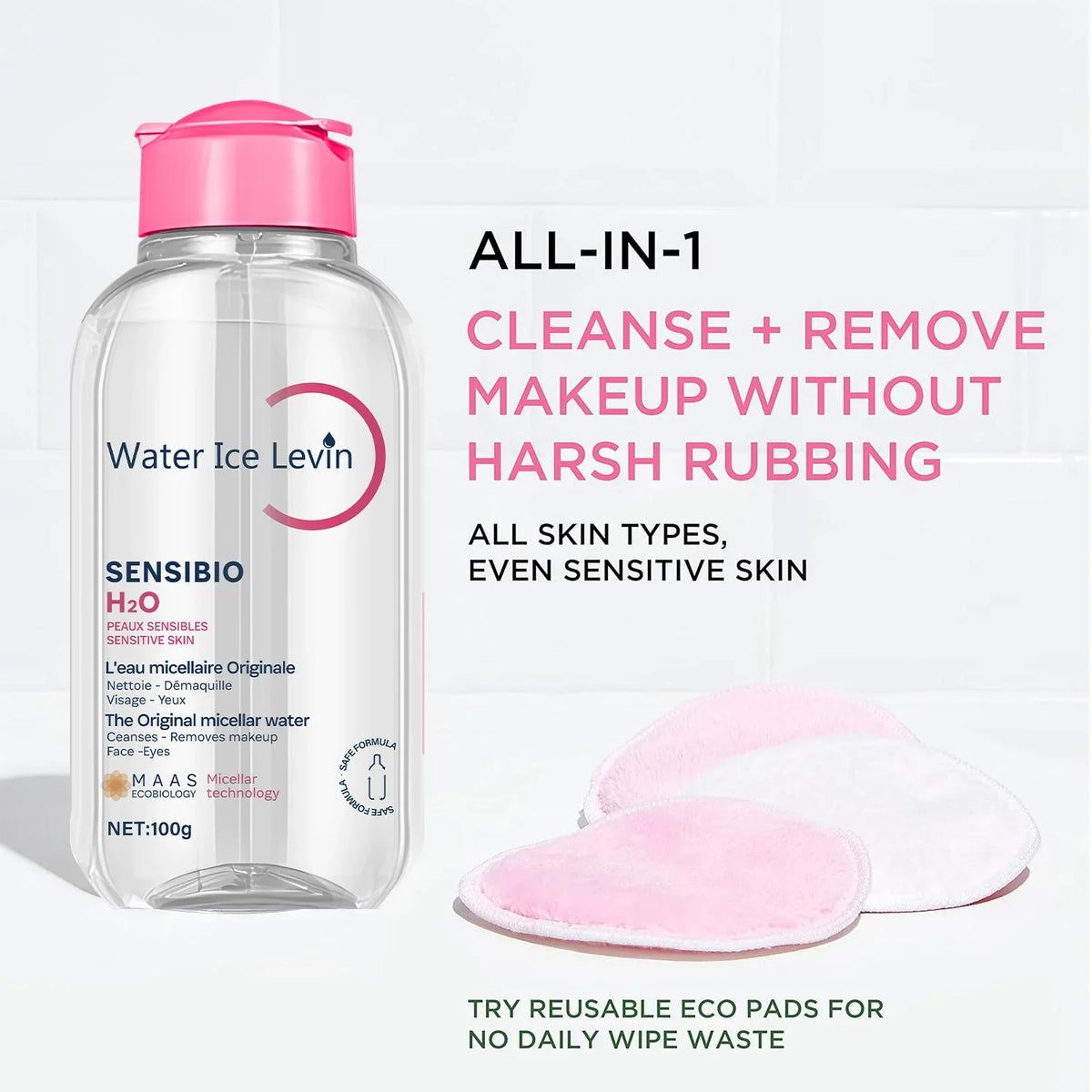 Sensibio H2O Micellar Water – Gentle Cleanser for Sensitive Skin Micellar Cleanser Qme