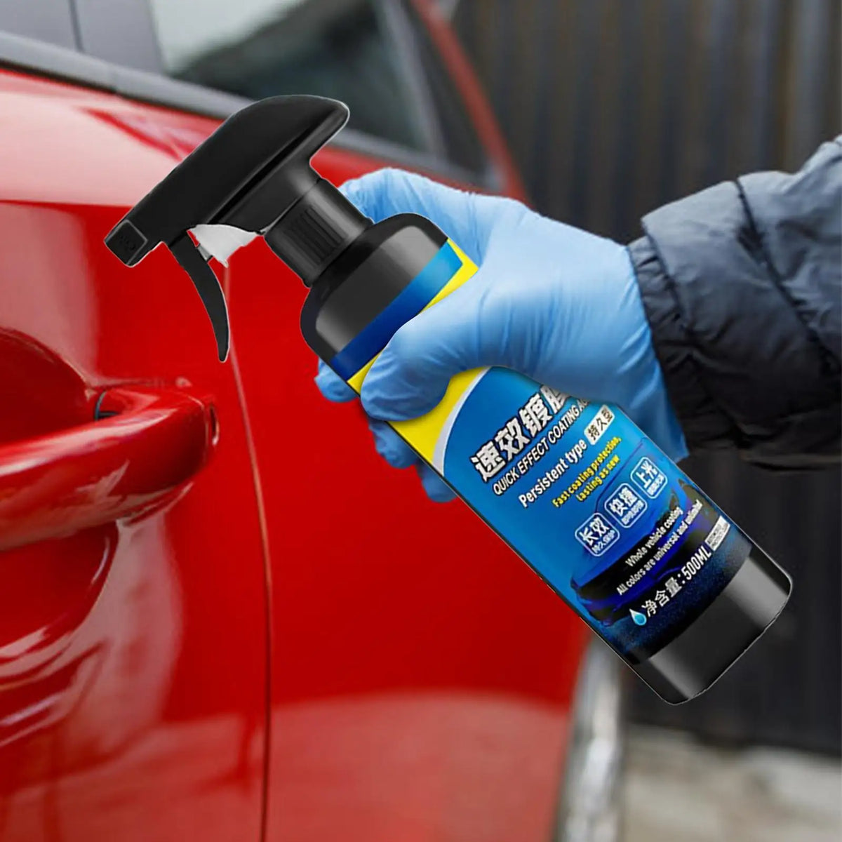 Ceramic Coating Spray – Car Wax Polish & Waterless Wash 500ml Car Coating Spray Qme