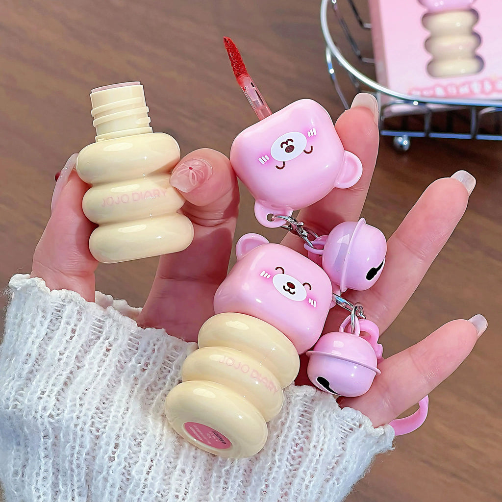 JOJO DAILY Pink Bear Velvet Matte Lip Cream – 6 Shades Matte Lip Cream Qme