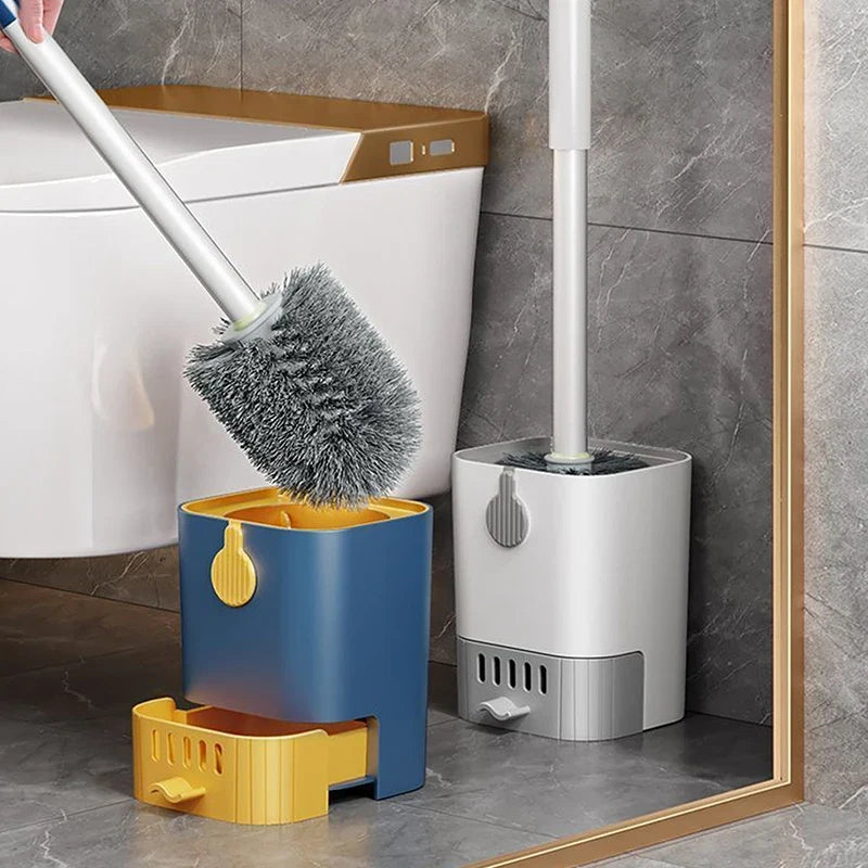 Multi-Functional Toilet Brush & Holder | Bathroom Cleaner Toilet Brush Set Qme