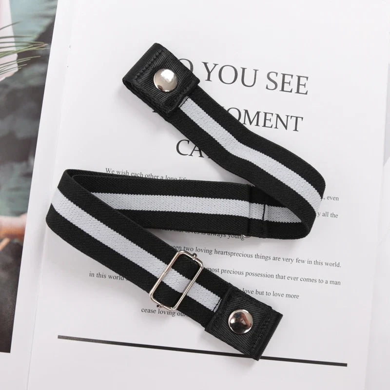 Women's Buckle-Free Elastic Invisible Belt – 29 Colors Elastic Invisible Belt Qme B-7 60-95cm China Mainland