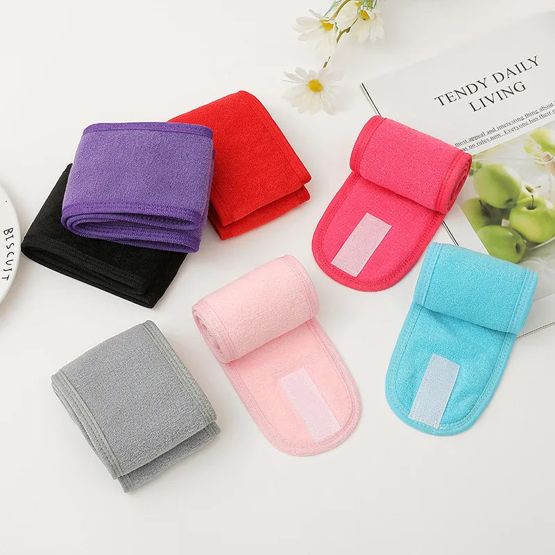 Eyelash Extension Makeup Headband | Adjustable Spa Face Wash Band Makeup Headband Qme