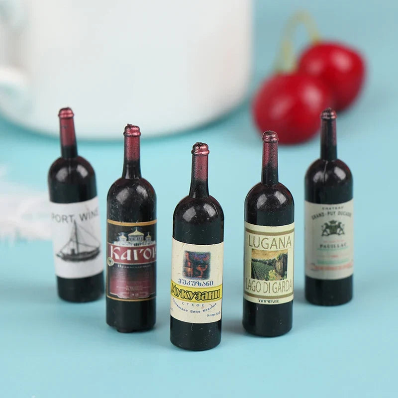1:12 Dollhouse Miniature Wine Bottle Box Set – Doll Décor Dollhouse Miniature Qme