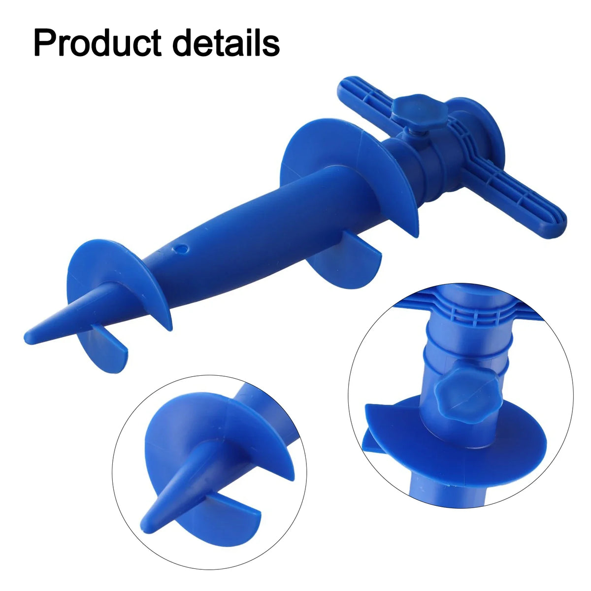 Adjustable Plastic Umbrella Base Anchor – Beach & Patio Umbrella Ground Anchor Qme