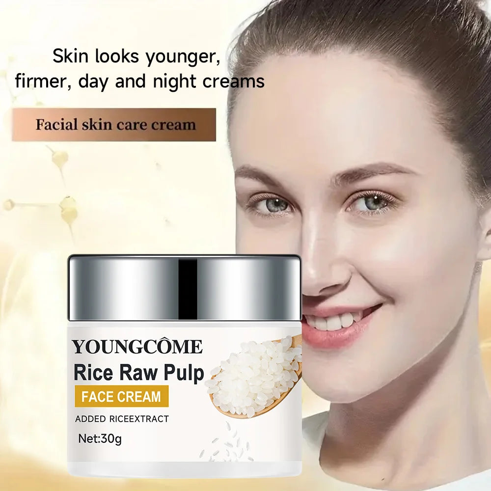 YOUNGCOME Rice Cream – Moisturizing & Firming Face Cream Face Moisturizer Cream Qst