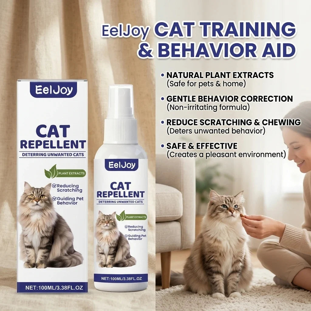 Cat Repellent Spray – Furniture & Plant Scratch Deterrent Cat Repellent Spray Qme