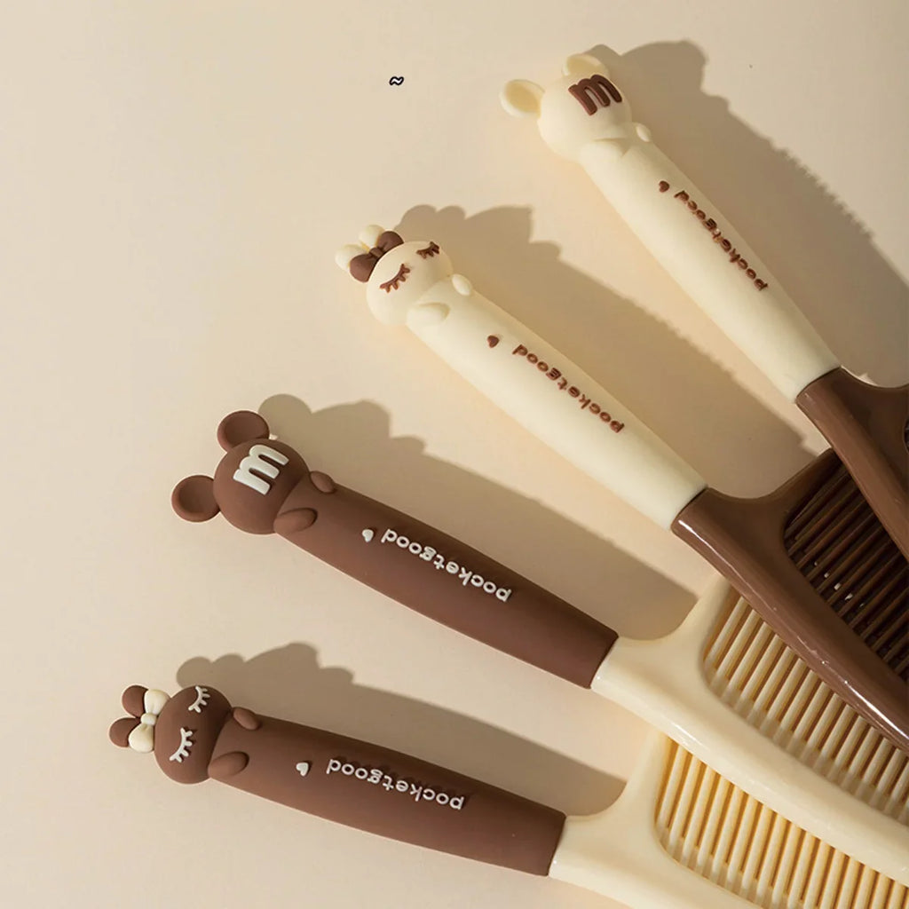 Cartoon Mouse & Rabbit Hair Comb – Fun Women's Styling Tool Novelty Hair Comb Qme