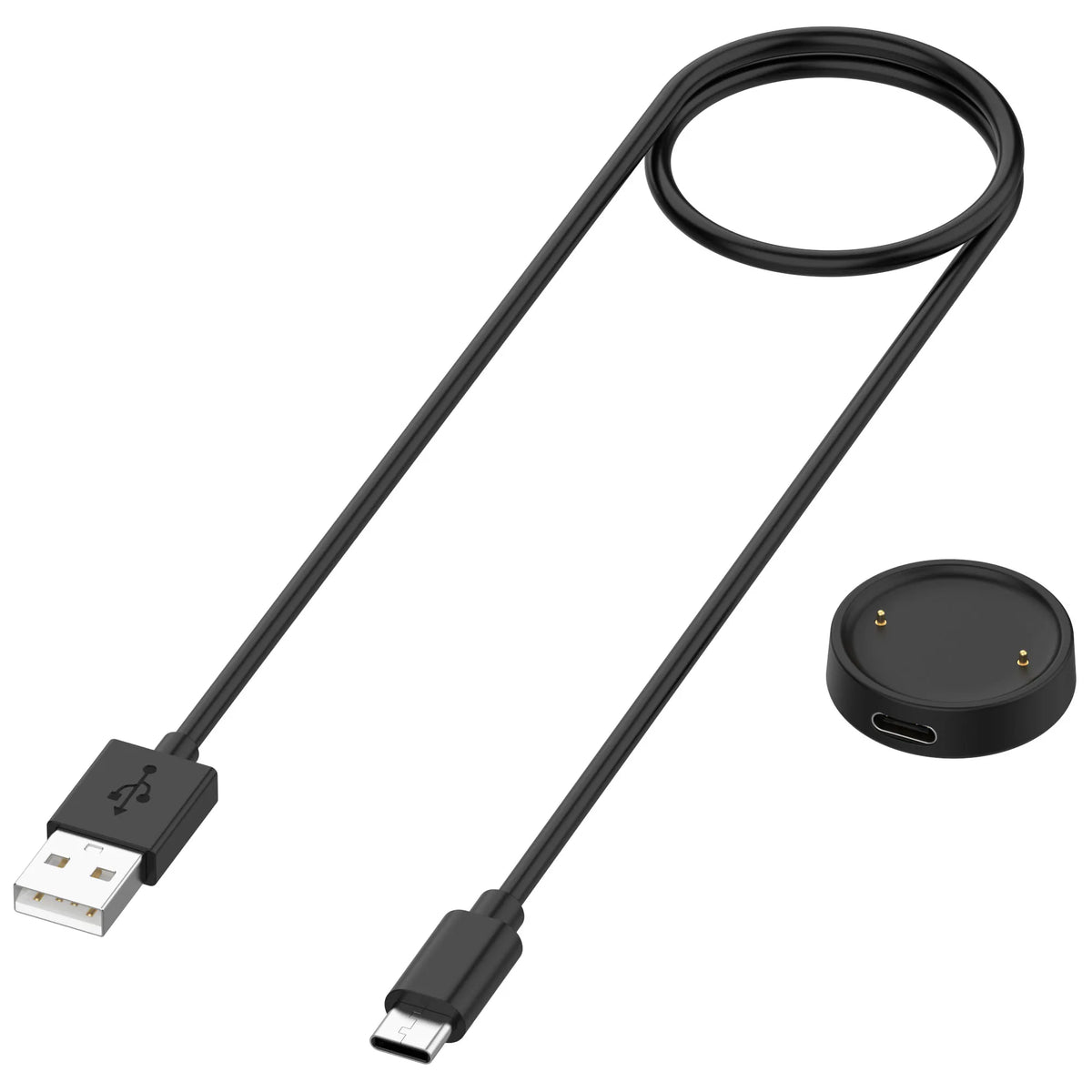 USB-C Charging Dock for Amazfit Active 2 & Bip 6 Smartwatch Smartwatch Charging Dock Qme 1 SET