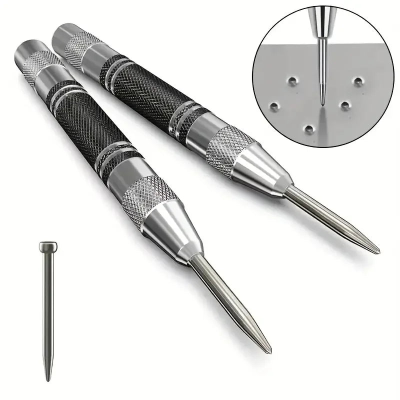 Automatic Center Punch Set – High Carbon Steel Alloy Tool Center Punch Tool Qme