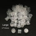 Clear Self-Standing Tattoo Ink Cups S/M/L – 1000 Pack Tattoo Ink Cups Qme 1000PCS L SIZE