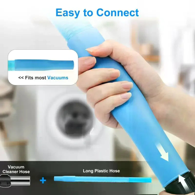 Dryer Vent Cleaner Vacuum Hose – 36.2" Flexible Attachment Vent Cleaning Attachment Qme