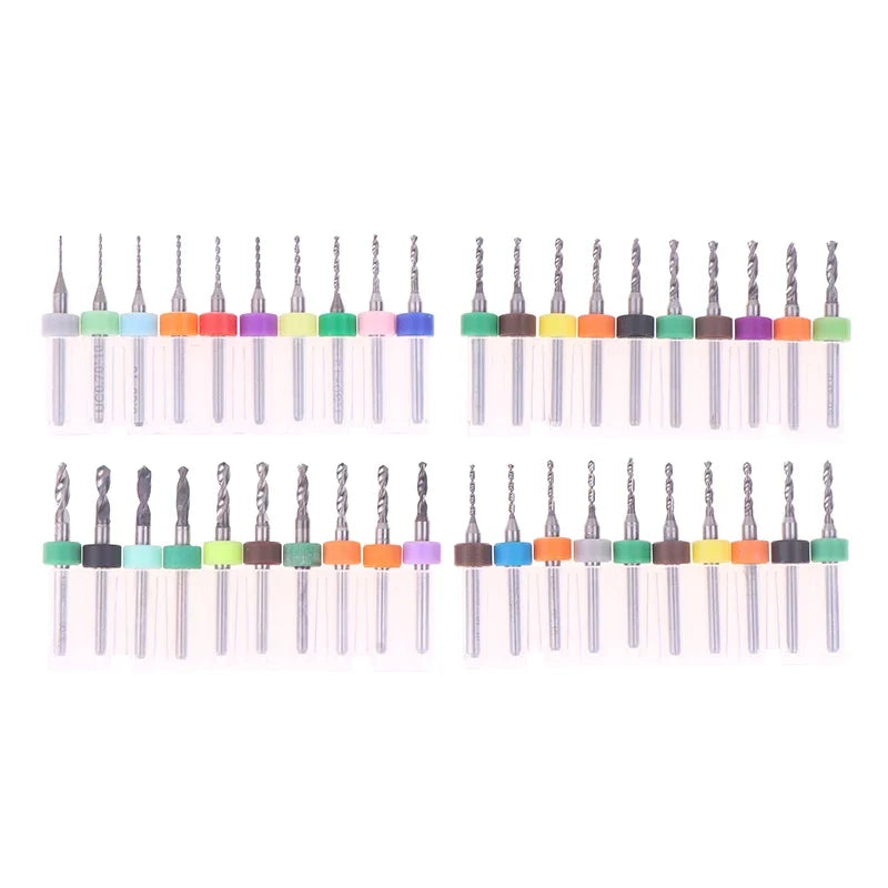 Tungsten Carbide PCB Drill Bits | Multi-Size CNC Micro Set PCB Micro Drill Bits Qme
