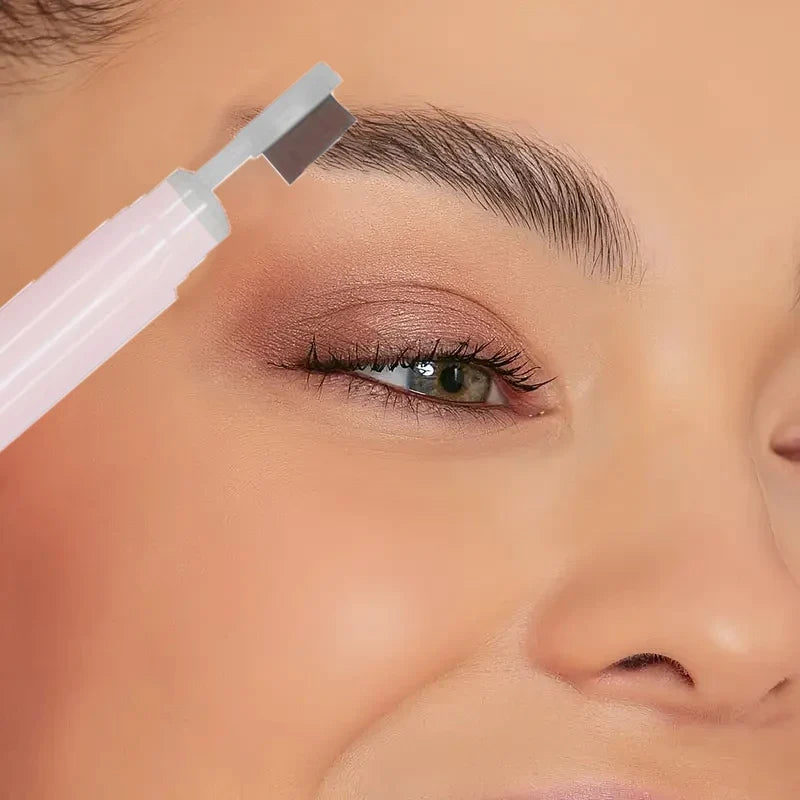 Double Head Eyebrow Wax Brush – Waterproof Long-Lasting Cream Eyebrow Wax Brush Qme