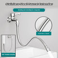 Stainless Steel Faucet Extender 360° Adjustable Hose Faucet Extender Hose Qme 20cm