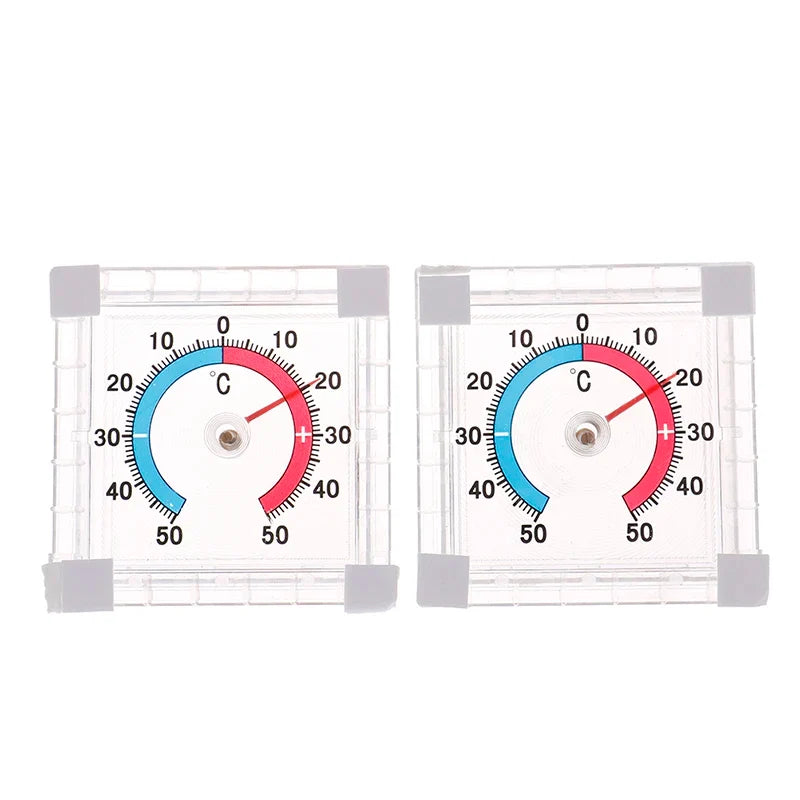 Indoor Outdoor Disc Thermometer – 50°C Graduated Window Gauge Garden Thermometer Qme