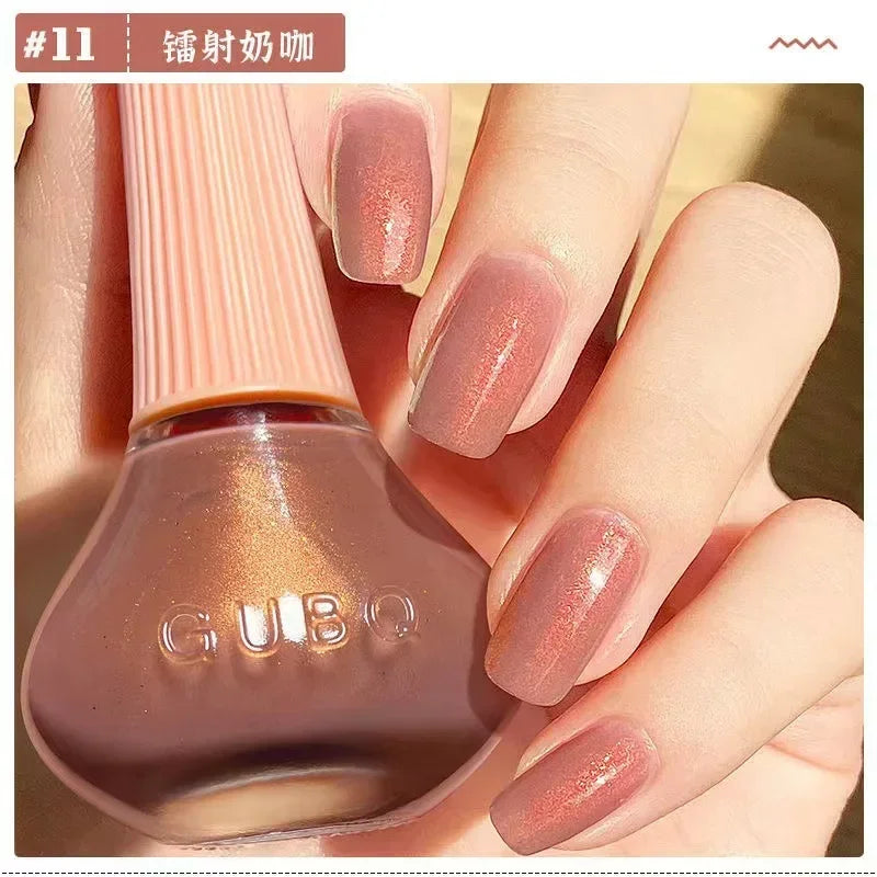 Qme 45-Color Quick-Dry Oil-Based Nail Polish – 12ml Nail Polish Qme 11