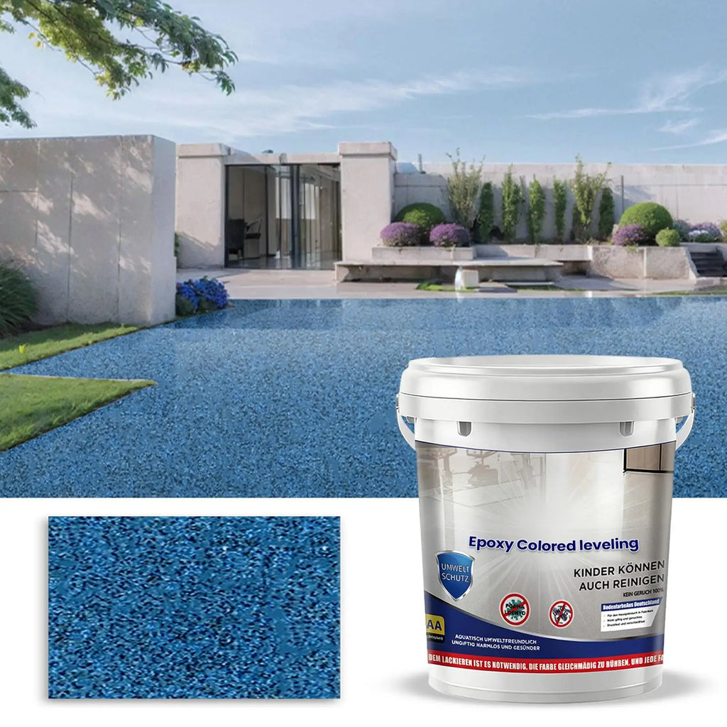 High-Gloss Self-Leveling Garage Floor Paint 500ml | Epoxy Floor Paint Coating Qme