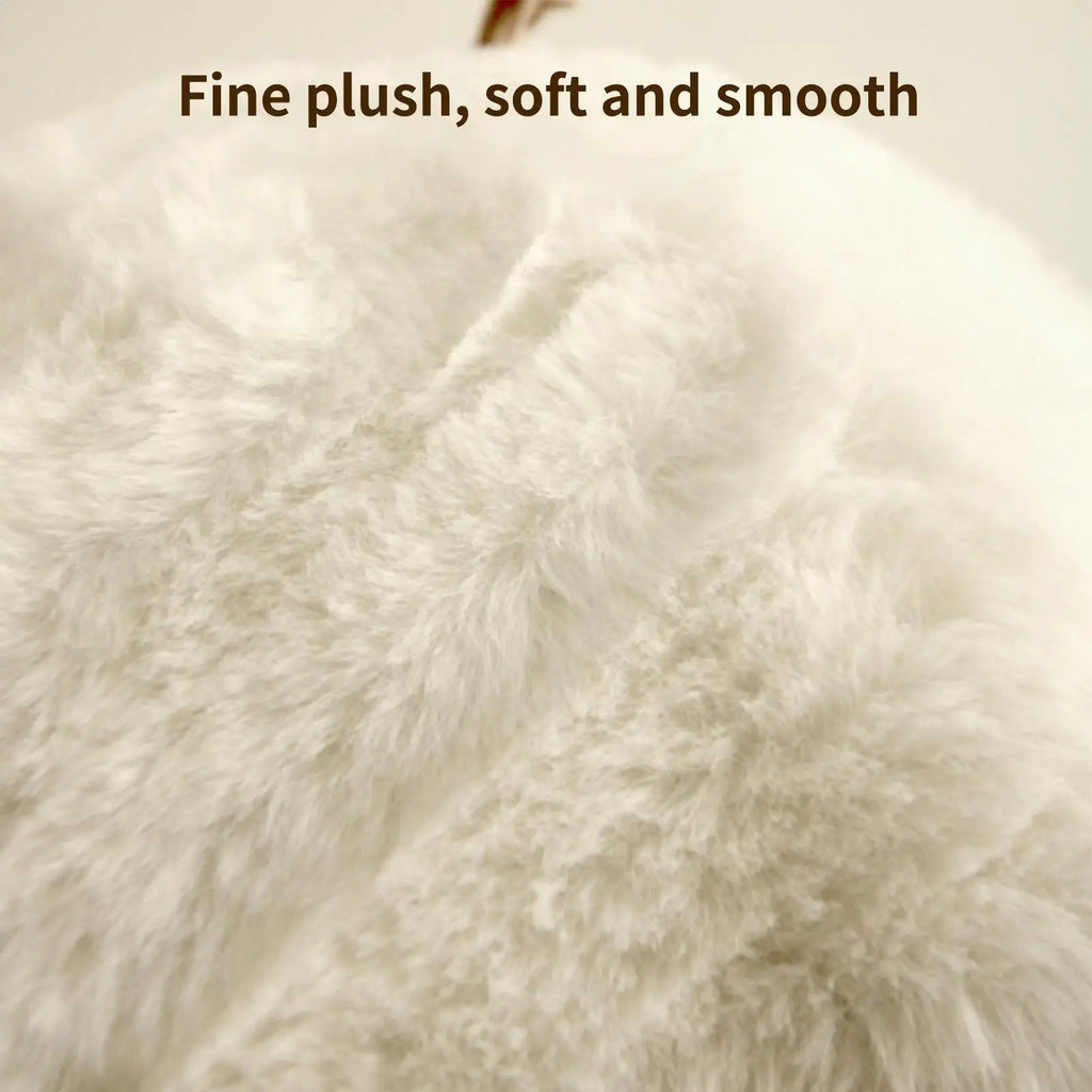 Hamster Plush House – Warm Winter Pet Cave with Detachable Pad Small Pet House Qme