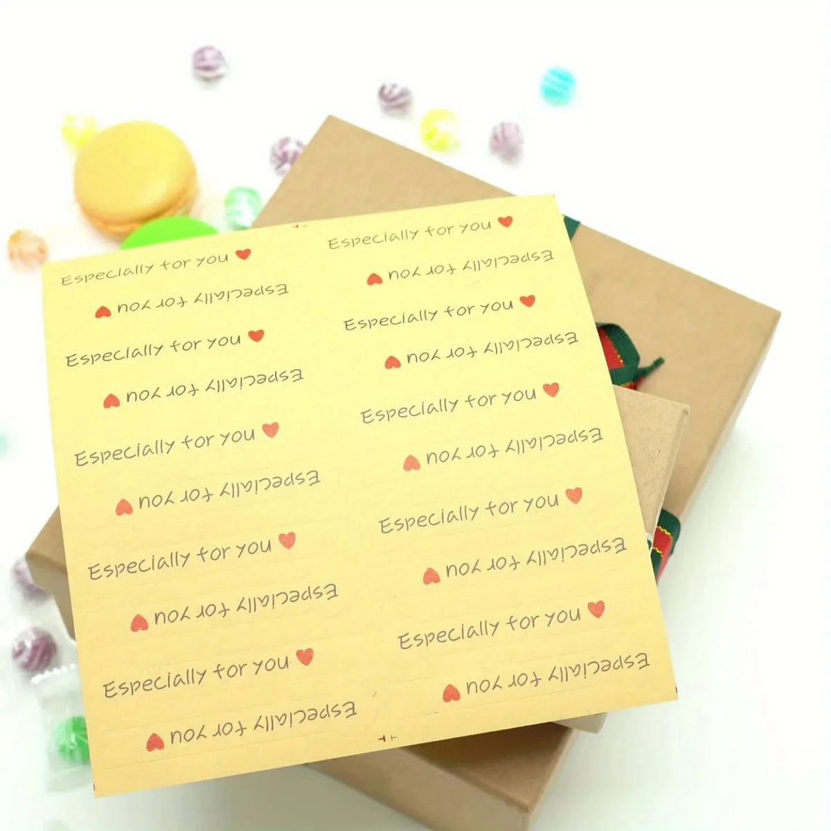 Kraft Paper Scrapbooking Sticker Labels – DIY Self-Adhesive Scrapbooking Sticker Labels Qme