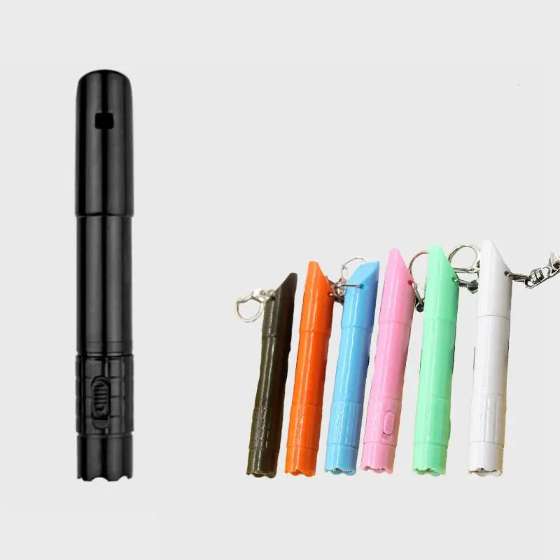 3-in-1 Ball Pen LED Flashlight & Whistle Keychain Tool Multi-Tool Keychain Qme