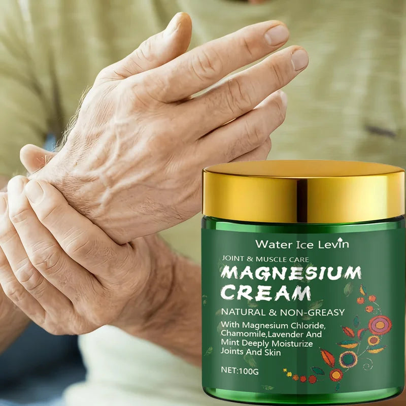 Magnesium Cream with Chamomile & Lavender – Non-Greasy Moisturizer Body Moisturizer Cream Qme