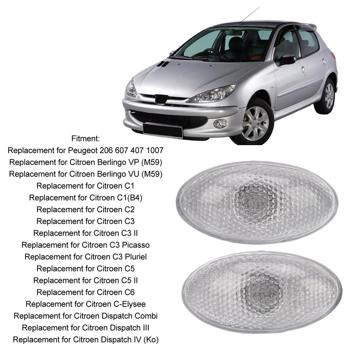 LED Side Indicator Repeater Light 632574 – Peugeot Citroën Side Repeater Light Qst