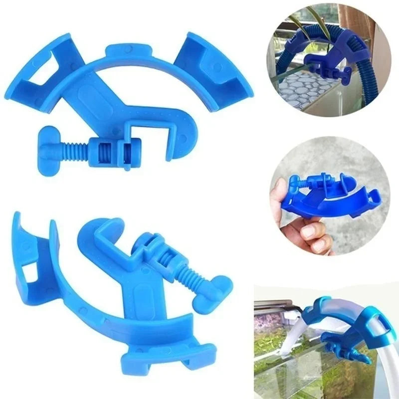 Aquarium Filter Pipe Holder & Water Tube Mount Clamp | Fish Tank Aquarium Filter Mount Qme