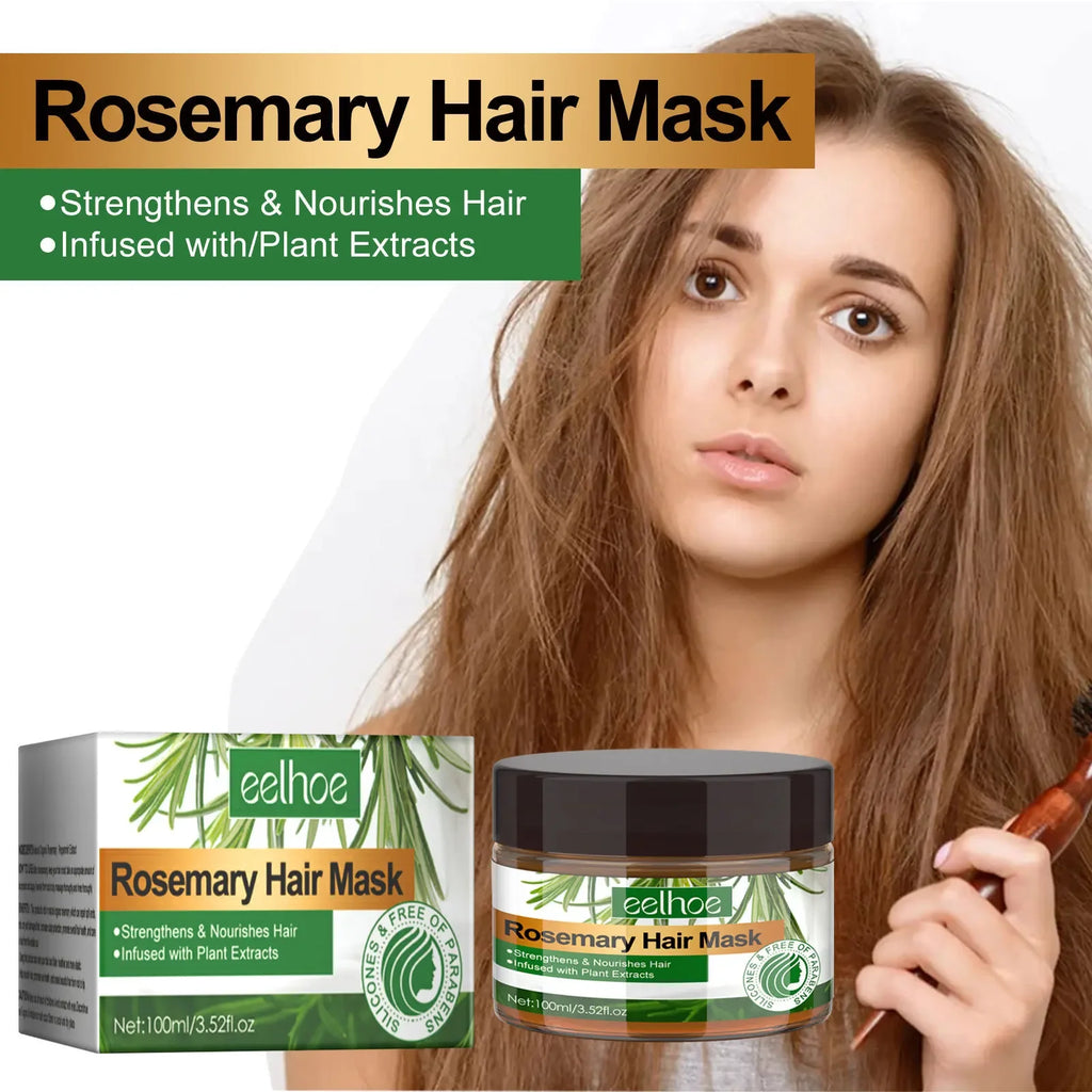 EELHOE Rosemary Hair Mask – Nourishing Hair Growth Cream 100ml Hair Growth Mask Qst