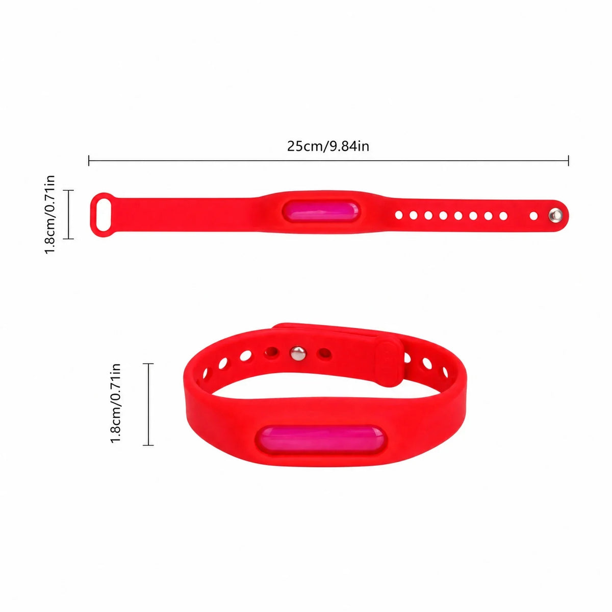 Mosquito-Repelling Essential Oil Bracelet | Waterproof Silicone Insect Repellent Bracelet Qme