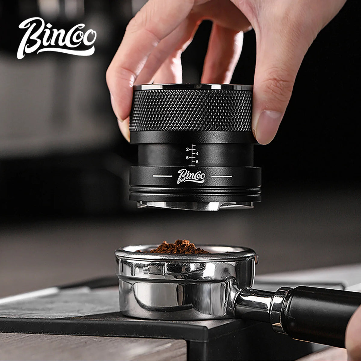 Bincoo 58mm Five-Oar Espresso Coffee Distributor Leveler Tool Espresso Distributor Tool Qst