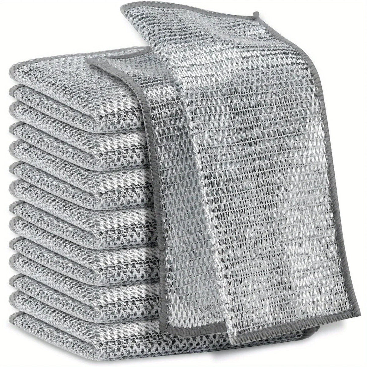 Multipurpose Miracle Cleaning Cloths – Mesh Microfiber Dishwashing Rags Microfiber Cleaning Cloths Qme