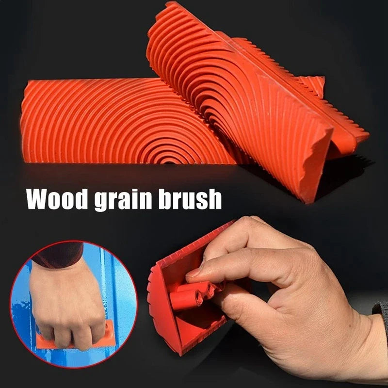 DIY Rubber Texture Paint Roller – Wall & Furniture Decor Texture Paint Roller Qme